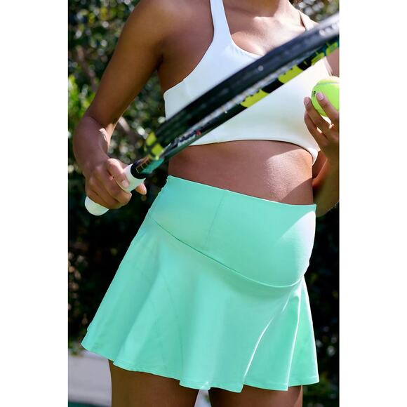 NWT FP Movement x Hatch Pleats And Thank You Maternity Skort Green Size Large - Picture 1 of 5